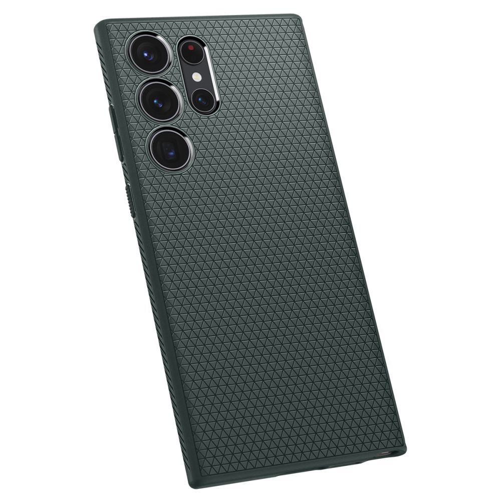 Carcasa Spigen Liquid Air compatibila cu Samsung Galaxy S23 Ultra Green