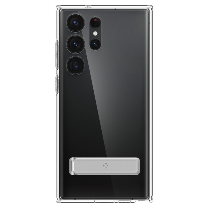 Carcasa Spigen Ultra Hybrid S compatibila cu Samsung Galaxy S23 Ultra Crystal Clear