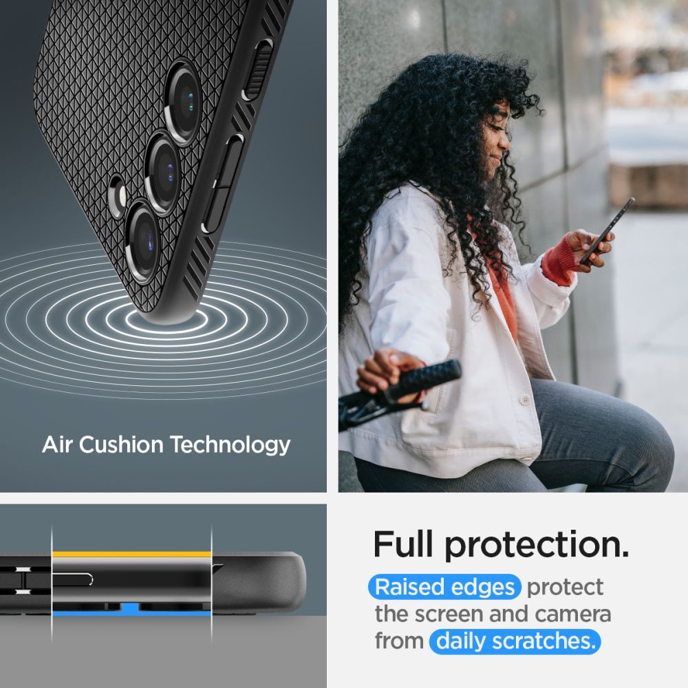 Husa telefon, Spigen, Pentru Samsung Galaxy S23, Negru