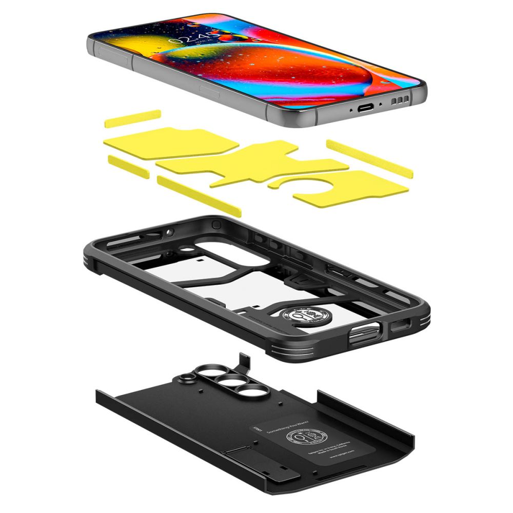 Husa Spigen Tough Armor compatibila cu Samsung Galaxy S23 Plus Negru