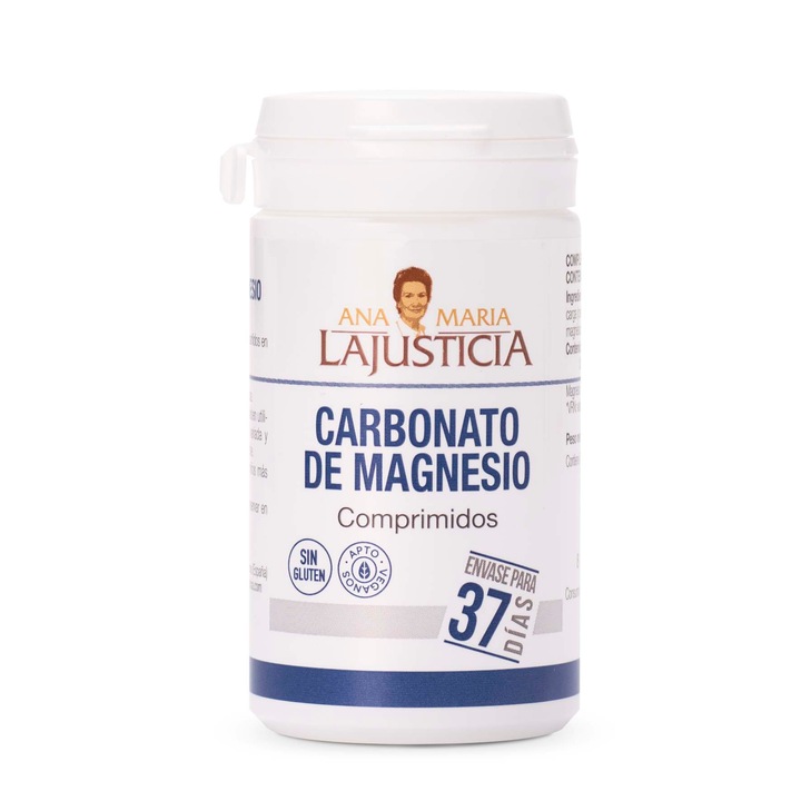 Supliment alimentar pe baza de carbonat de magneziu, Ana Maria Lajusticia Carbonato de Magnesio, 75 comprimate