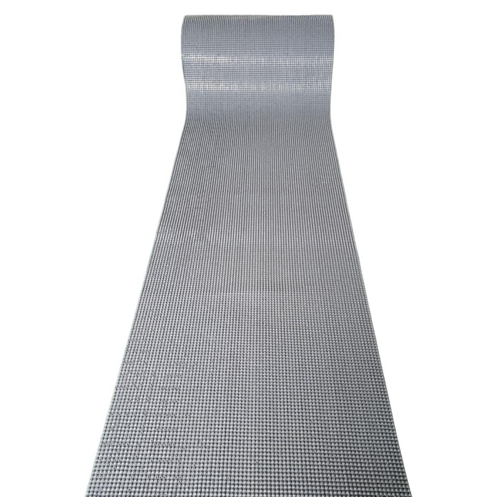 Covoras Intrare EasyTurf, Plastificat, Light Grey, 90cm latime cu 150cm lungime