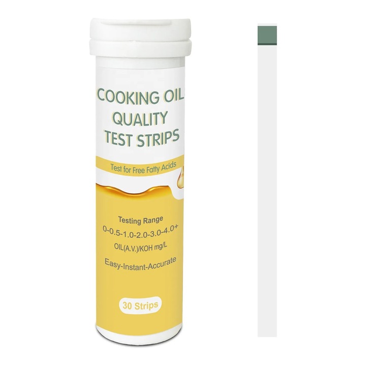 Tester ulei vegetal set 30 benzi verificare calitate