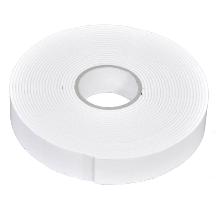 Двойно залепващо тиксо 5m x 1.8cm, бяло