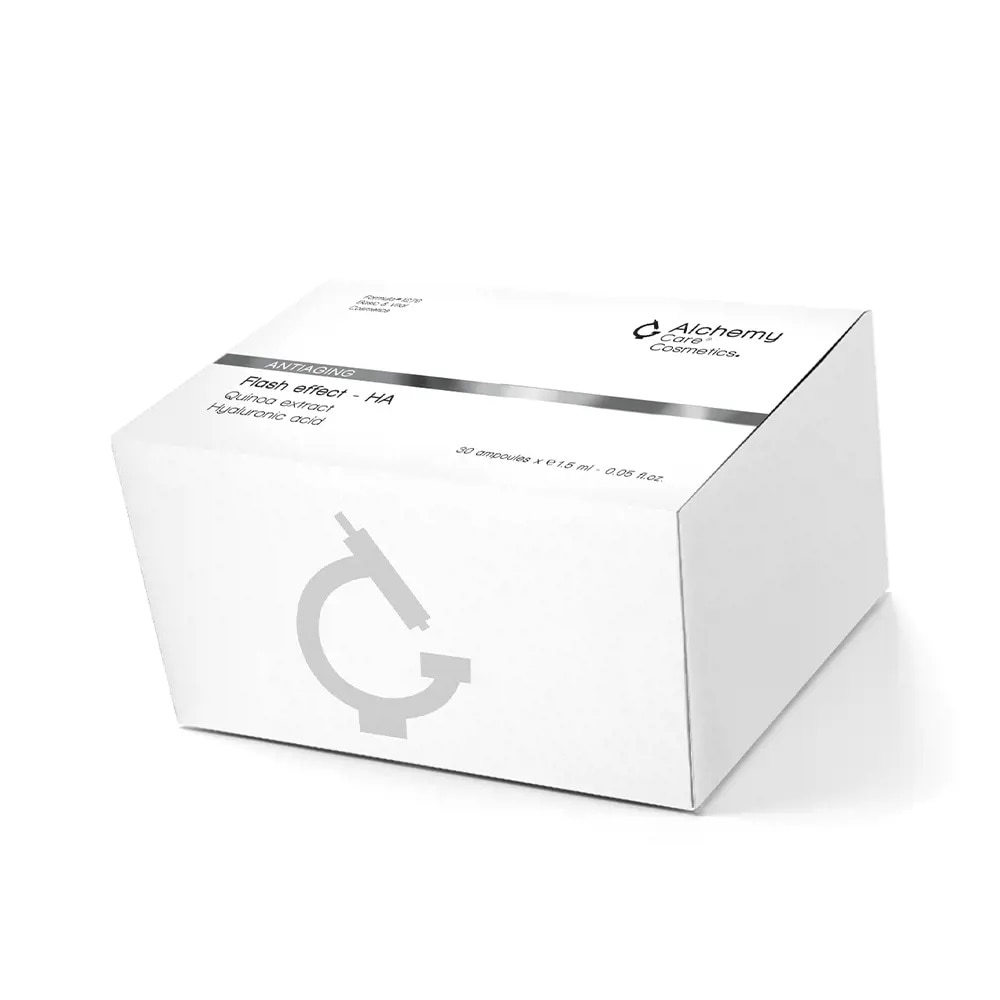 Tratament facial hidratant cu acid hialuronic, Antiaging flash effect