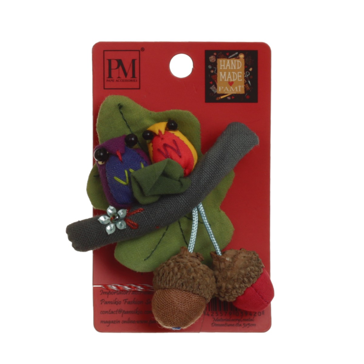 Set 4 martisoare brose handmade, PAMI, MVU26 eMAG.ro