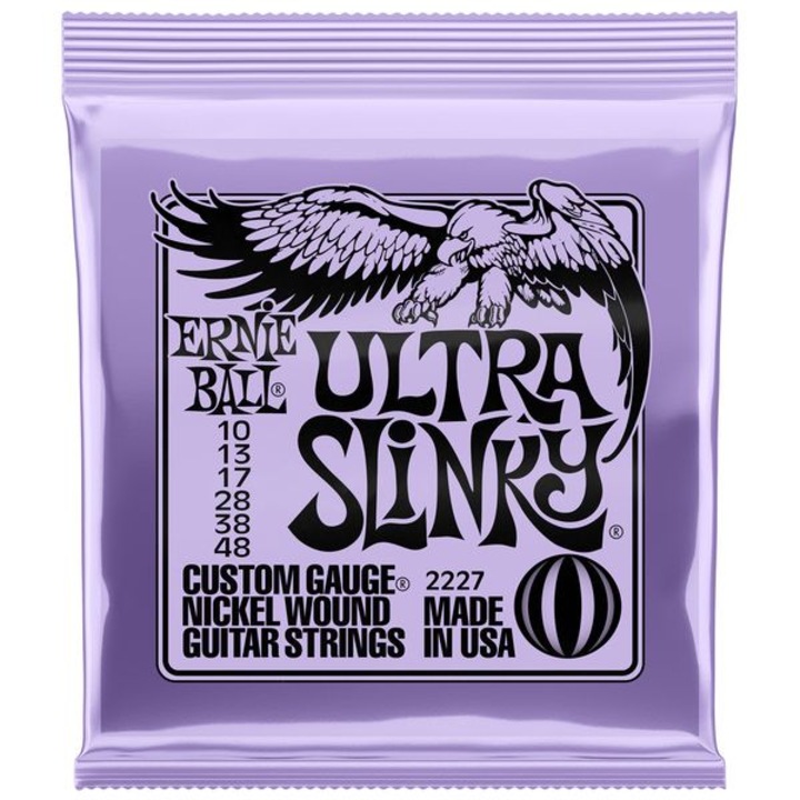 Комплект струни Ernie Ball 2227 Ultra Slinky 010 - 048, за електрическа китара