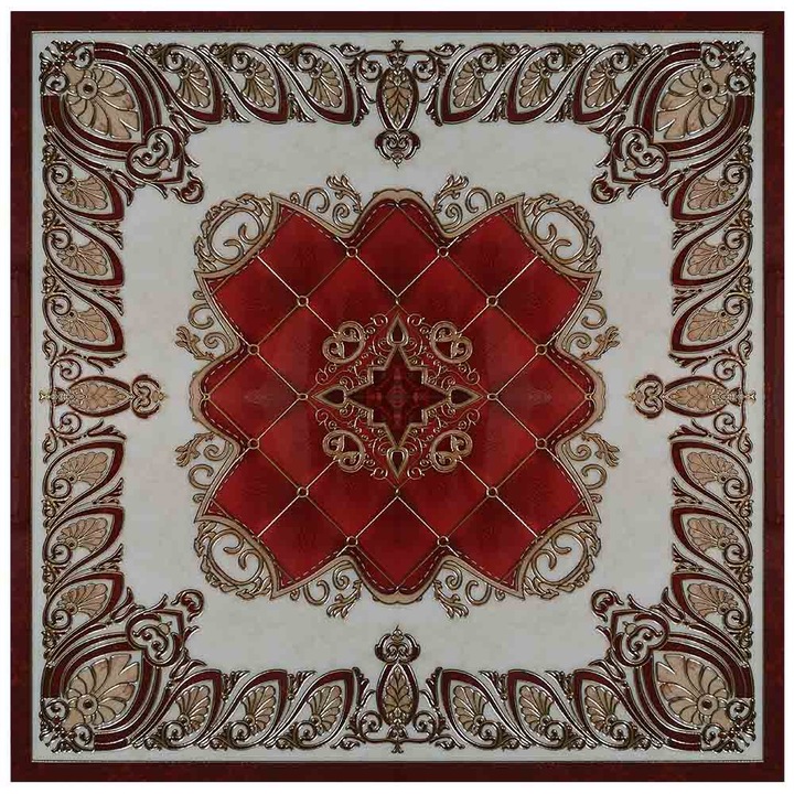Gresie decorativa / covor ceramic Baroque 1212VB24, 120X120 (4 placi 60X60), lucioasa