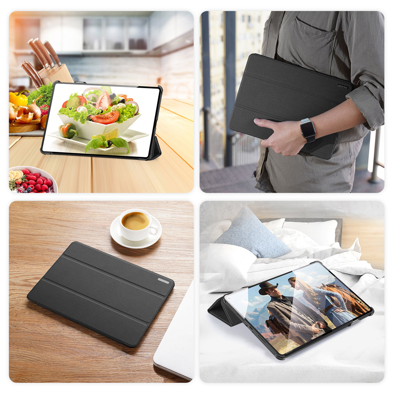 Husa DuxDucis Domo compatibila cu Huawei MatePad Pro 11 inch 2022 Black