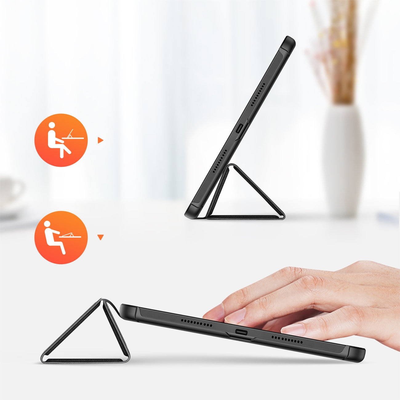 Husa DuxDucis Domo compatibila cu Huawei MatePad Pro 11 inch 2022 Black