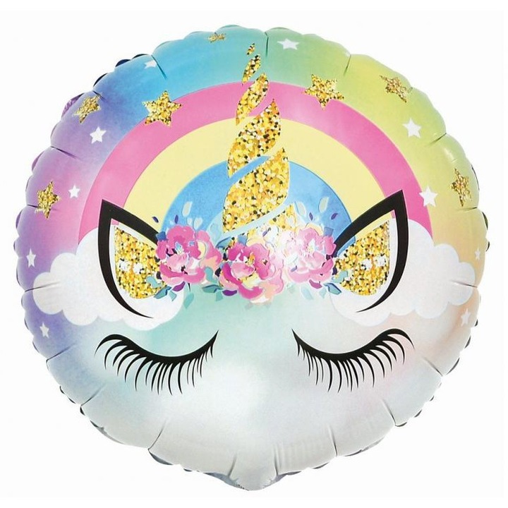 Фолиев балон Pastel Unicorn 36см