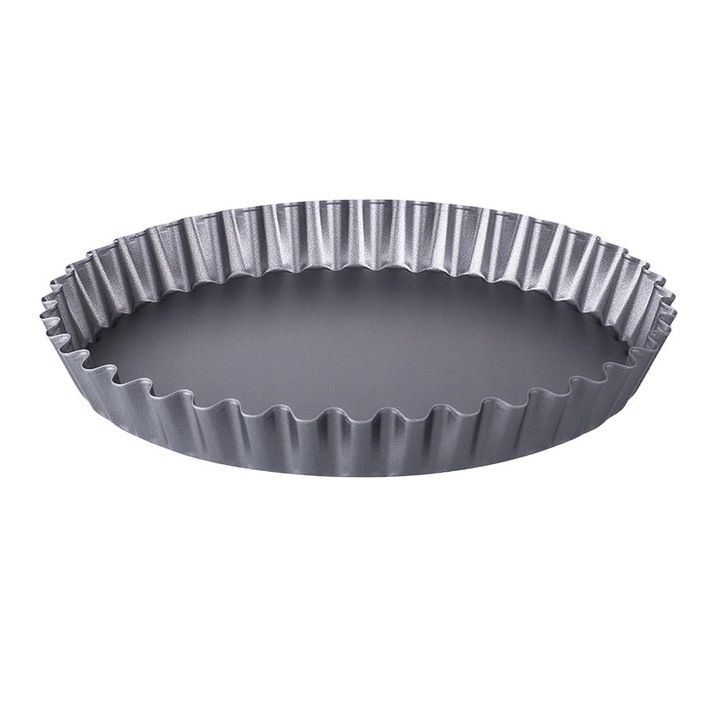 Tepsi, Acél, 26 CM, Szürke