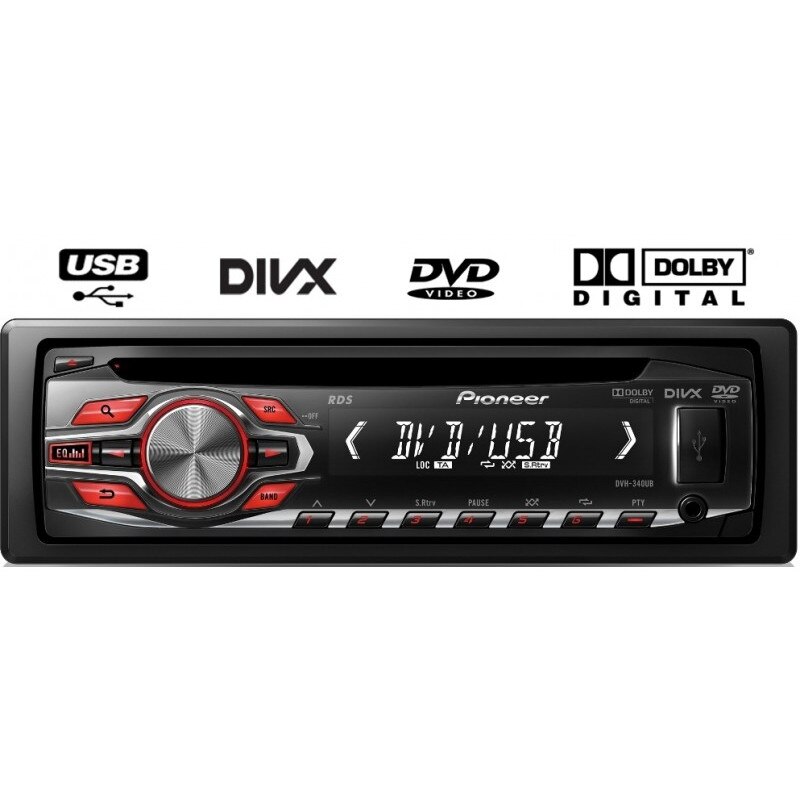 Aut S Dvd Lej Tsz Pioneer Dvh Ub X W Dvd Cd Fm Usb Aux