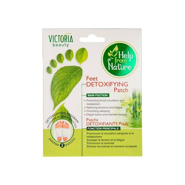 VICTORIA Talp tapasz - Méregtelenítő, Vérkeringést fokozó 2db/cs