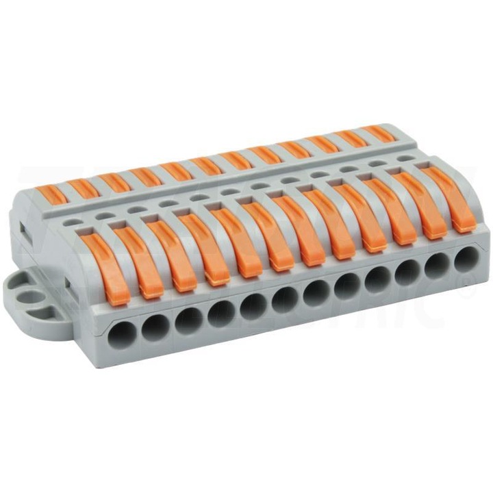 Conector deschis, Tracon Electric, 24 × 0,5-4mm, Portocaliu