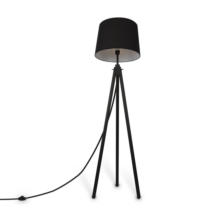 Lampadar Maytoni Modern Calvin, Negru, 1E27, 60W