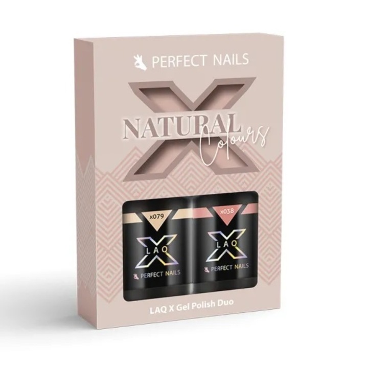 Perfect Nails LacGel LaQ X - Естествени цветове Duo Gel Lacquer Set Selection