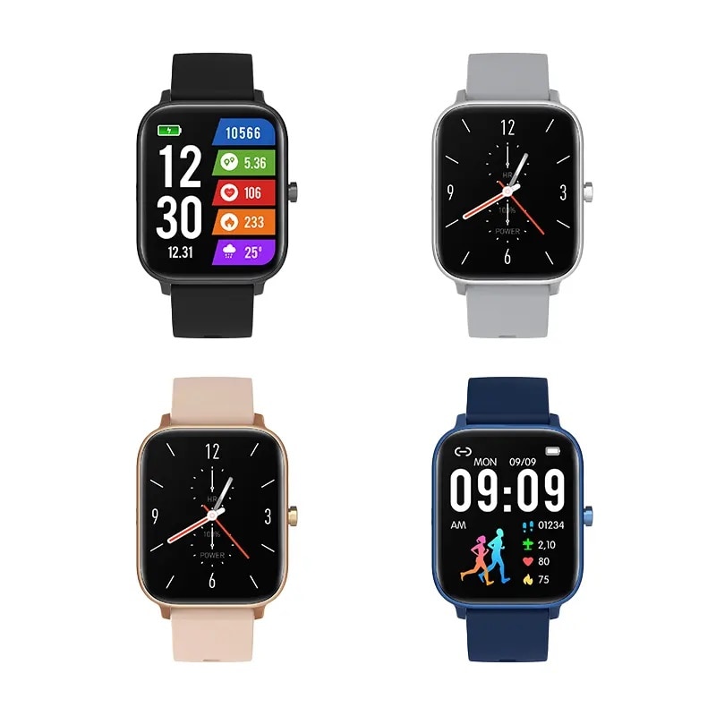Часовник Smartwatch SolMiP8 GT 2022, работещ с приложение HD Fit Pro ...