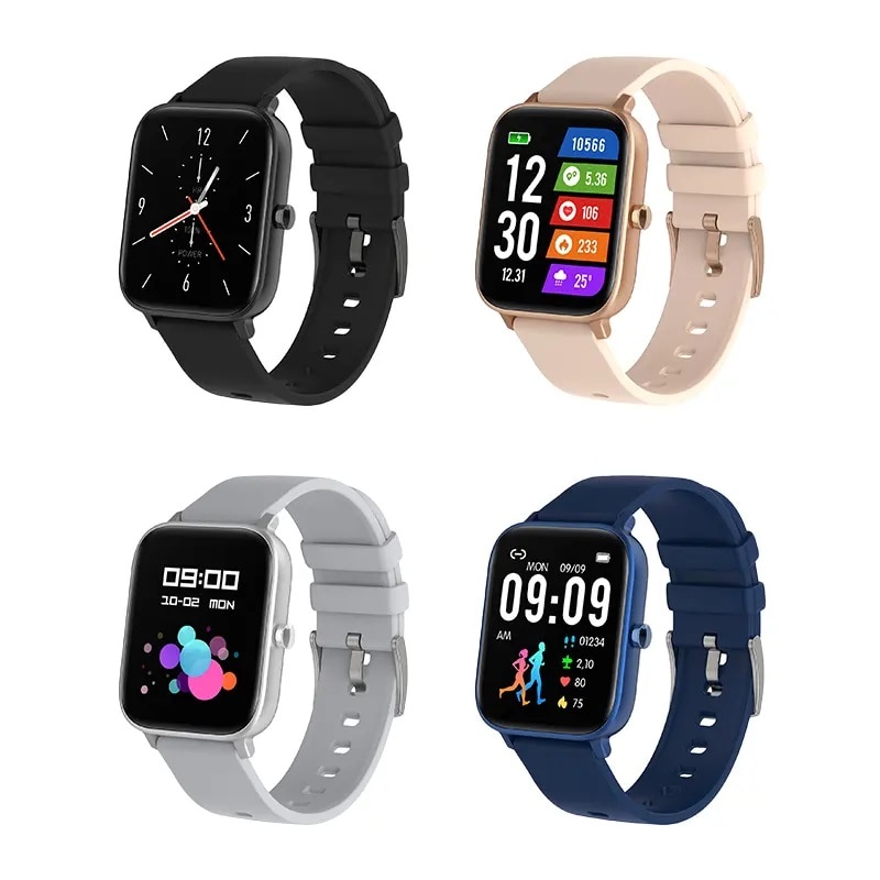 Часовник Smartwatch SolMiP8 GT 2022, работещ с приложение HD Fit Pro ...