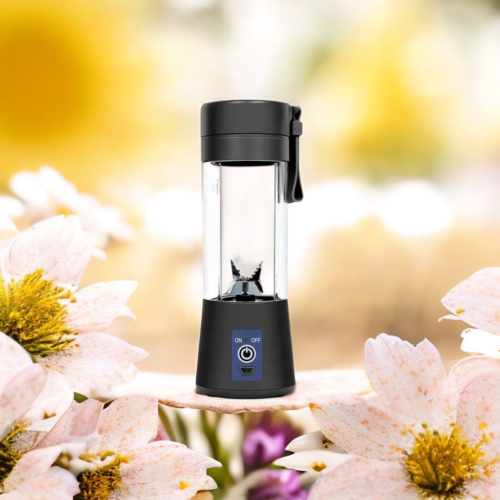 Mini blender electric portabil, cu 6 lame, incarcare rapida prin USB