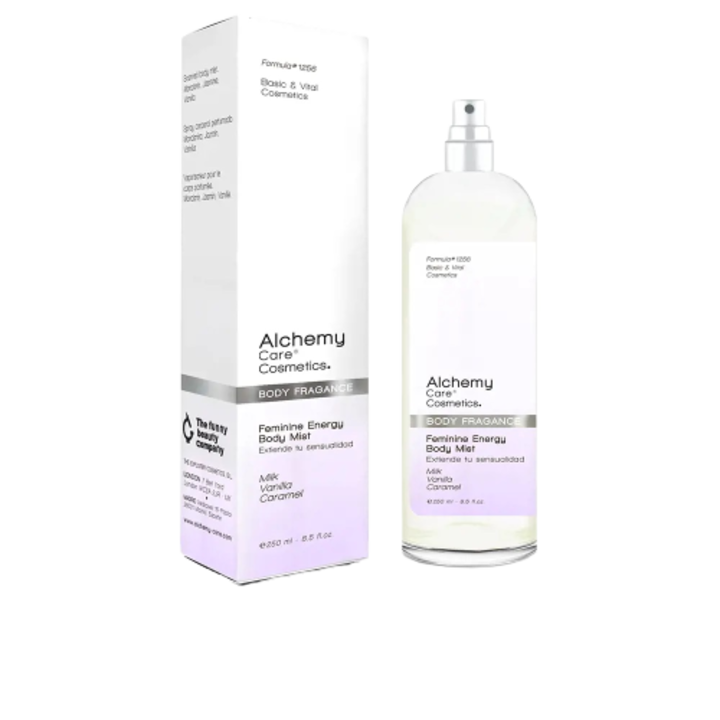Virágos testpermet nőknek, Body Frangance női energia testpermet, ALCHEMY, 250 ml