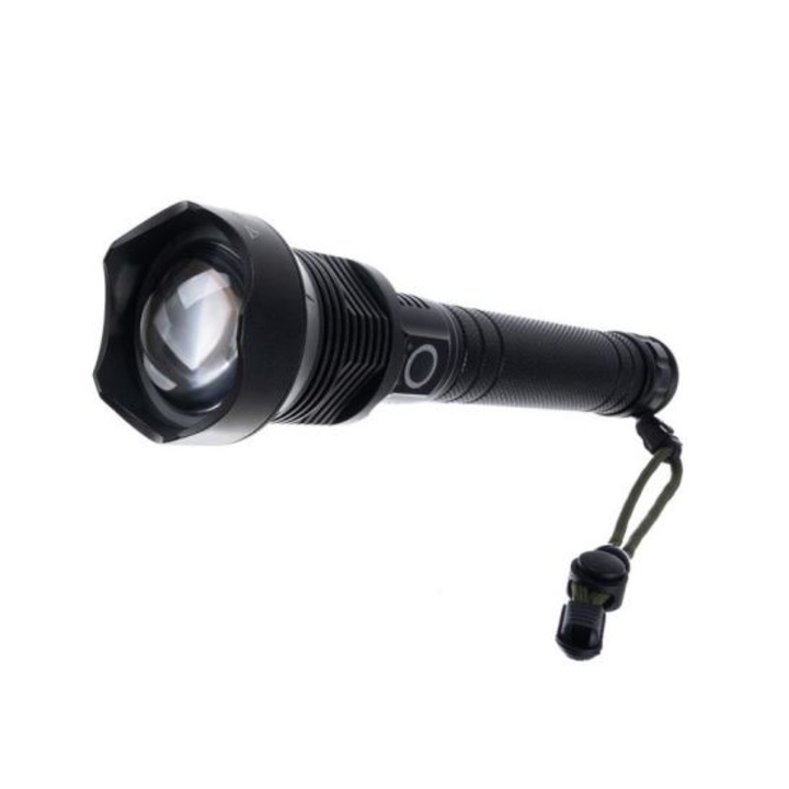 Lanterna cu ZOOM si Led Cree P70 cu Zoom si 2 acumulatori 18650