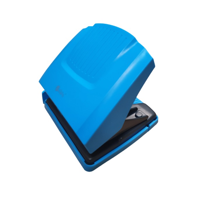 Perforator, WILLGO, de birou, cu rezistenta mare la impact, 30 coli, albastru