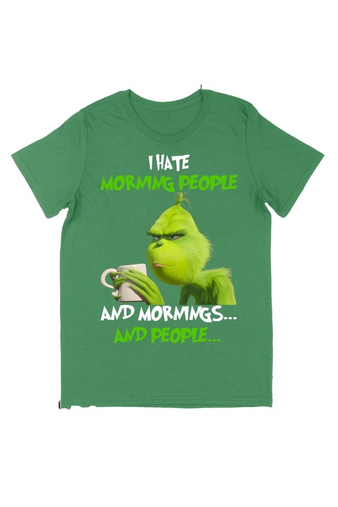 Tricou Barbati, Prestige-Boutique, Grinch Morning, verde, 2XL
