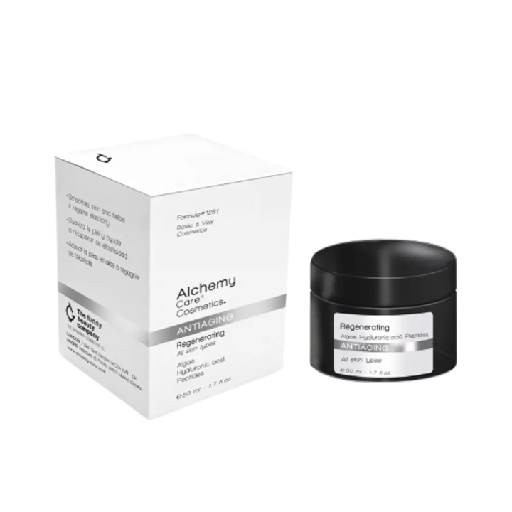 Crema de fata regeneratoare anti-imbatranire pentru tenul uscat, foarte uscat, Antiaging regenerating repair, ALCHEMY, 50 ml