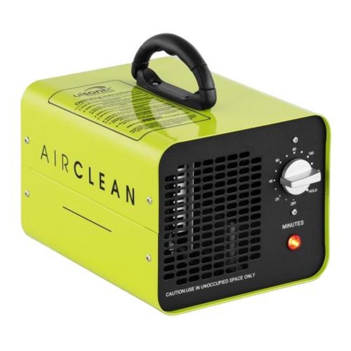 Generator de ozon, Ulsonix, 10000 mg/h, 98 W, Negru/Verde neon