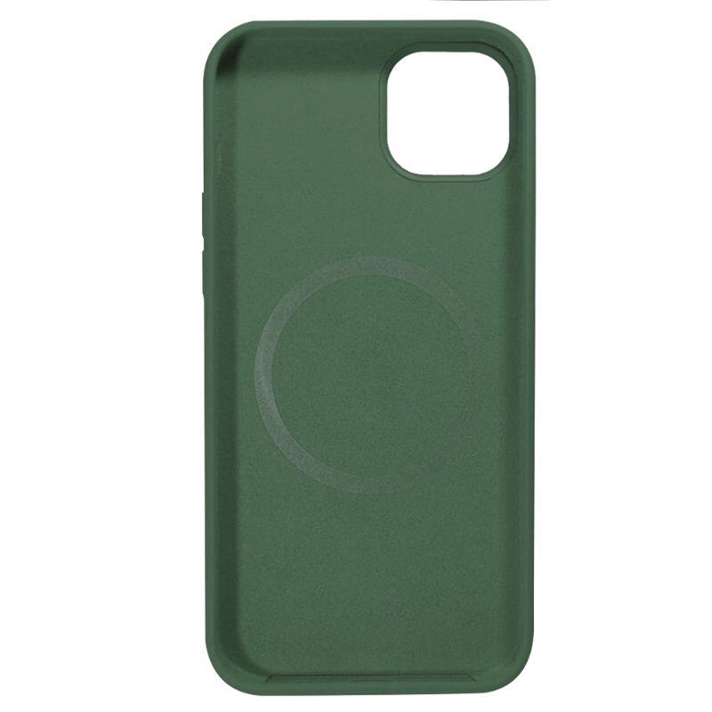 Husa de protectie Lemontti Liquid Silicon MagCharge pentru iPhone 14 Plus, Verde