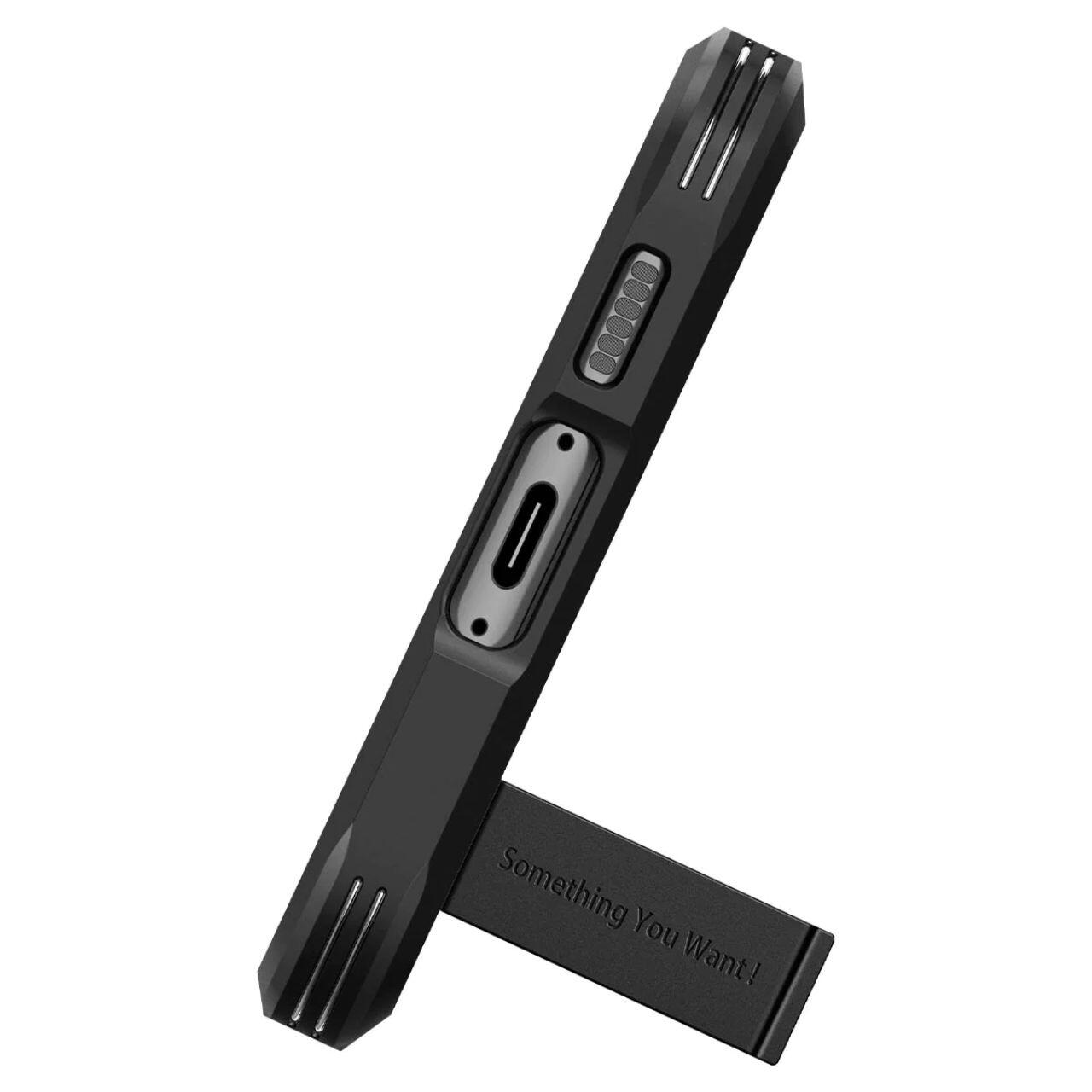 Husa Spigen Tough Armor compatibila cu Samsung Galaxy S23 Plus Negru