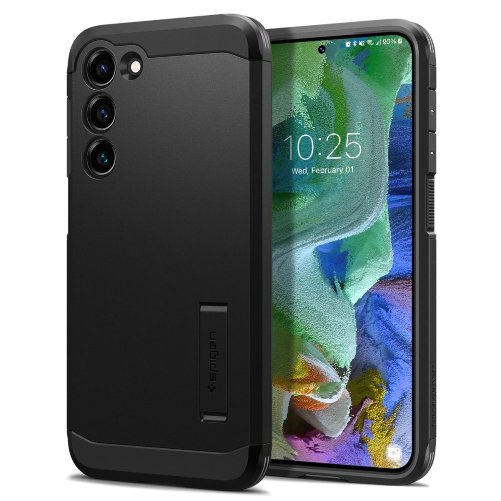Husa Spigen Tough Armor compatibila cu Samsung Galaxy S23 Plus Negru