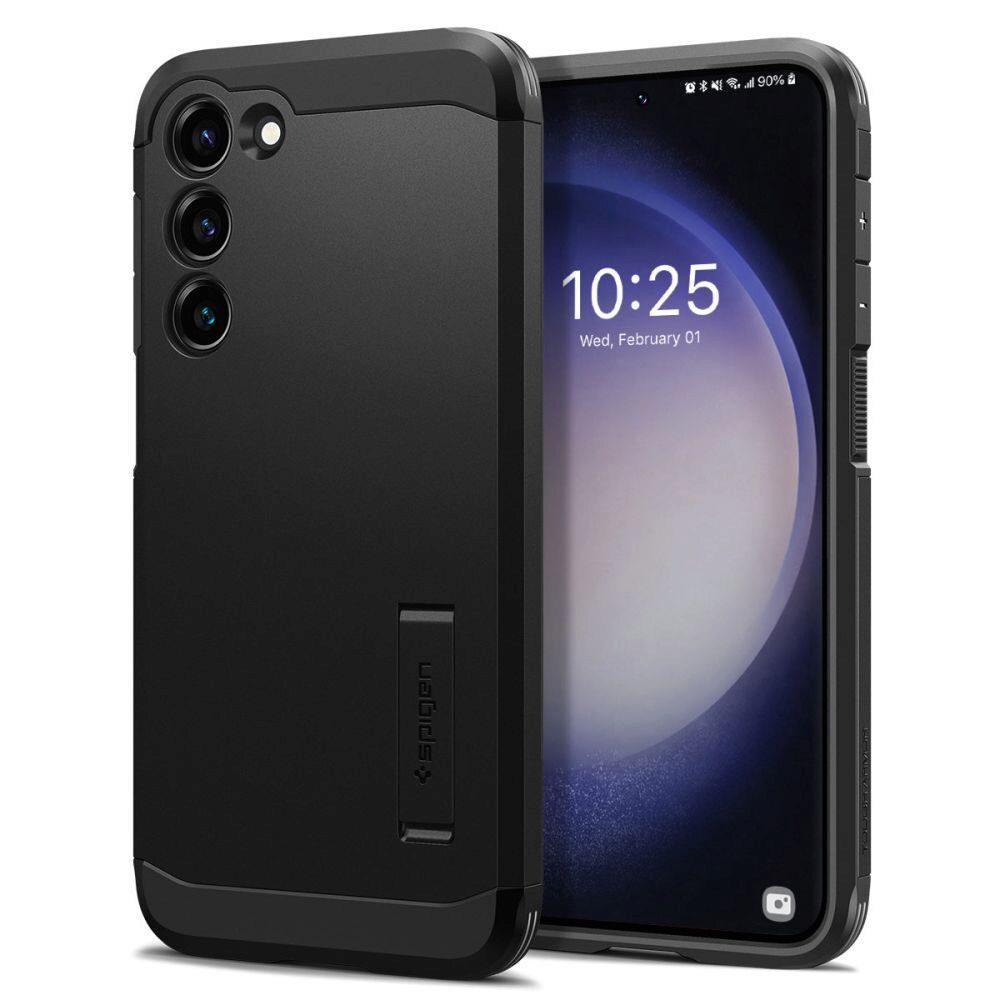 Husa Spigen Tough Armor compatibila cu Samsung Galaxy S23 Plus Negru