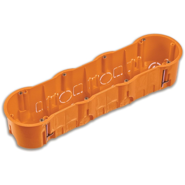 Doza, Cutie de Derivatie, Pentru Rigips, Montaj Incastrat, 60x272x60mm, Portocaliu, Pawbol