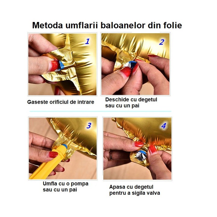 Balon folie, WOW, Albastru, cifra 7, 105 cm