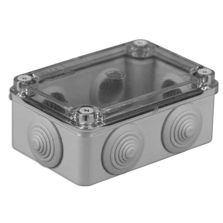 Cutie de suprafata S-Box 206-P, PAWBOL, 120x80x50, I65, Gri