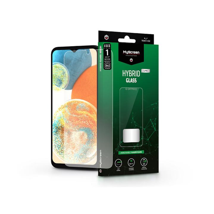 Samsung Galaxy A236U A23 5G гъвкаво стъклено протекторно фолио за екран - MyScreen Protector Hybrid Glass Lite - прозрачно