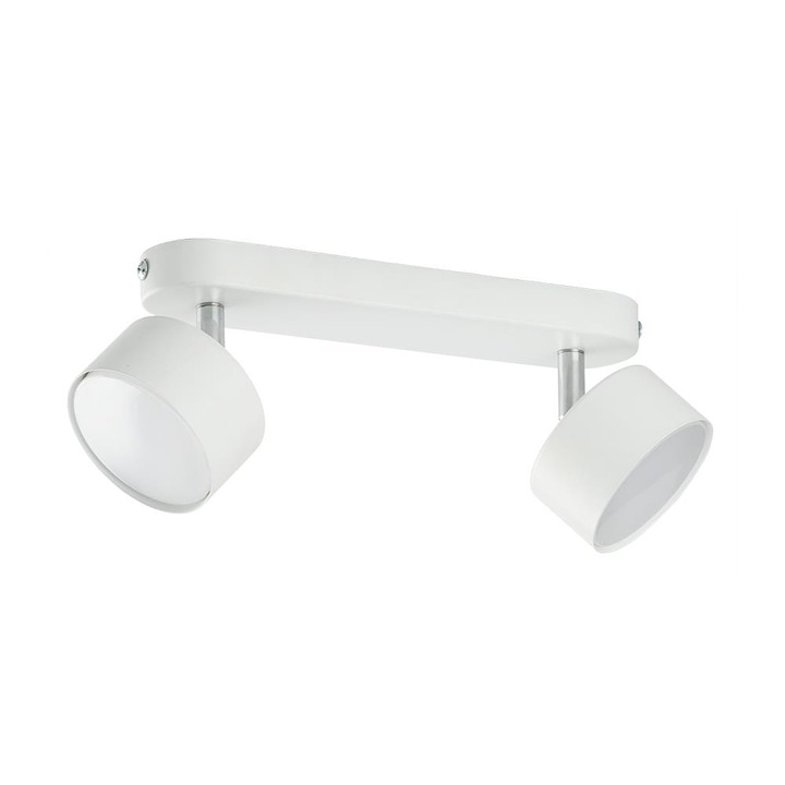Plafoniera, TK-LIGHTING, De tavan, Metal/Plastic, GX 53, 2 FL, Alb