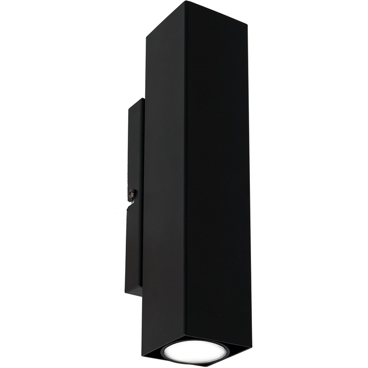 Luminex fali lámpa, 3120, fém, 2 x GU10, 29 x 6 x 8 cm, fekete