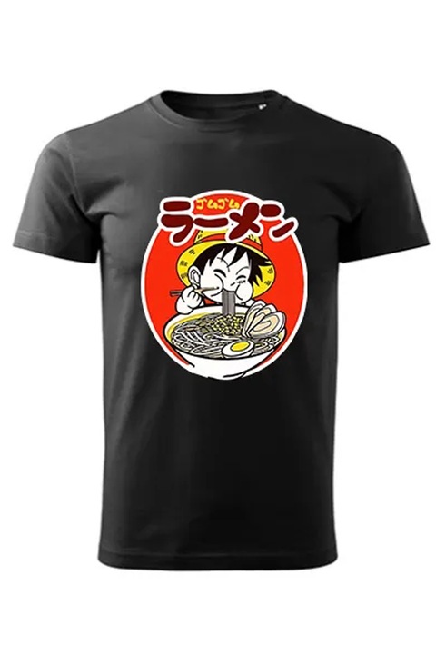 Luffy One Piece férfi póló, Fekete, XS