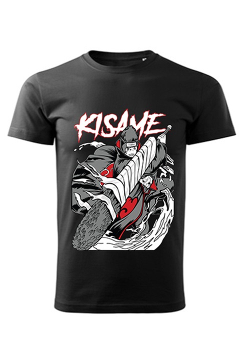 Kisame Naruto férfi póló, Fekete, XS