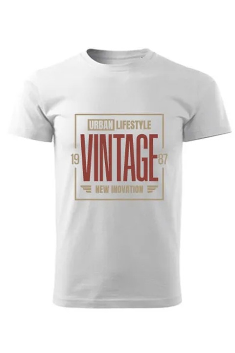 Urban Vintage férfi póló, Fehér, XS