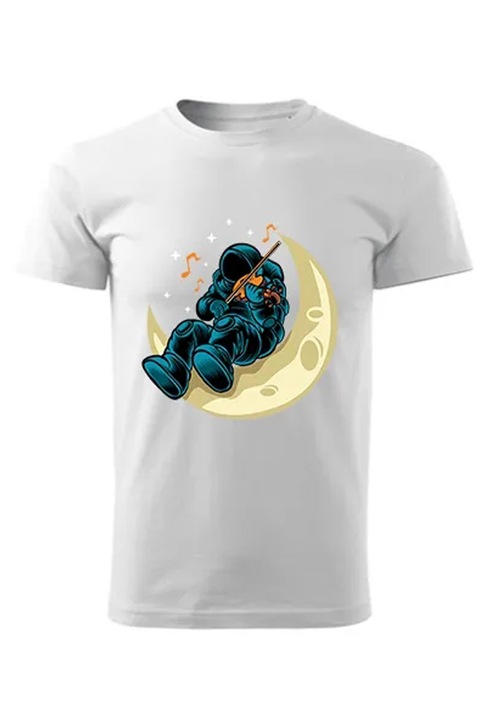 Astro Sing férfi póló, Fehér, XS