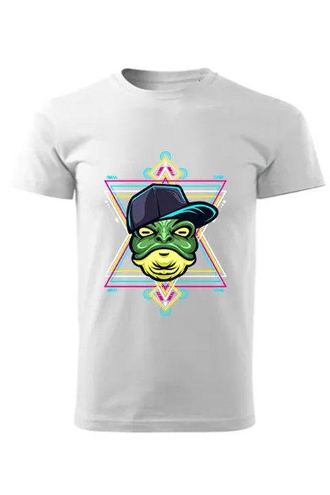 Crazy Frog férfi póló, Fehér, XS