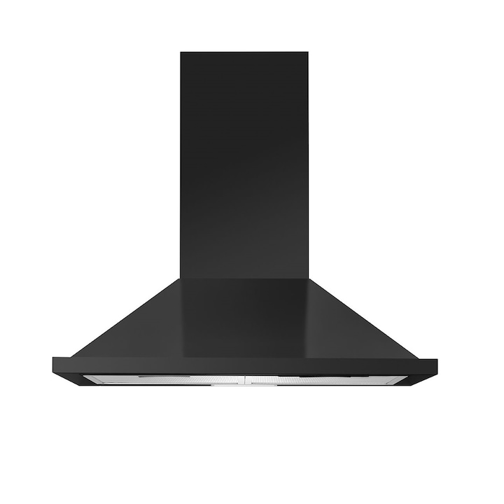 Hota Decorativa Faber, Daisy Plus, 80 cm, intensiv 770 mc/h, sticla neagra