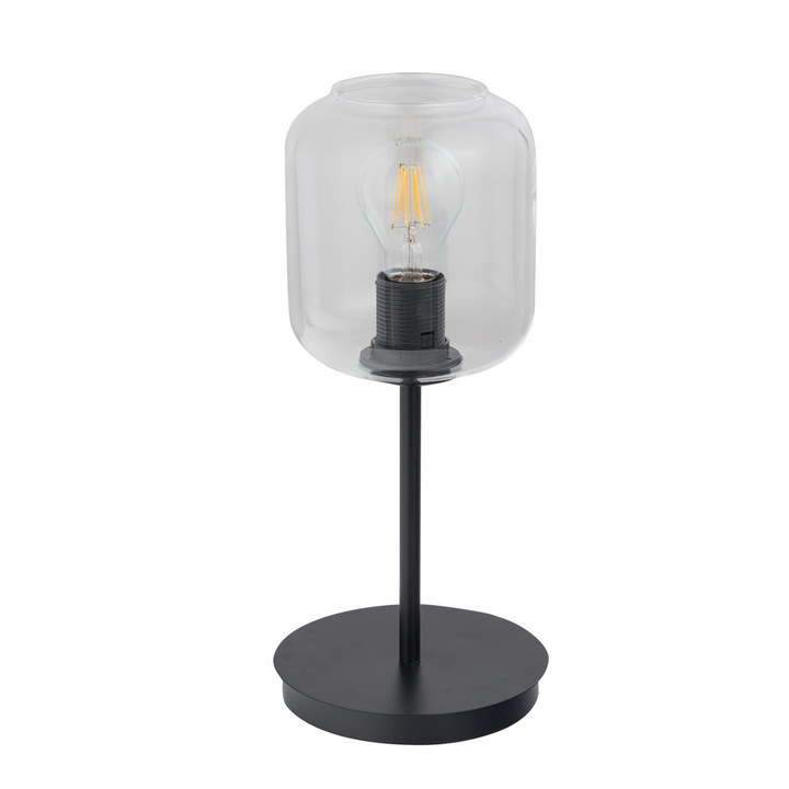 Lampa, Sigma, E27, 60 W, Otel, 36 cm, Negru