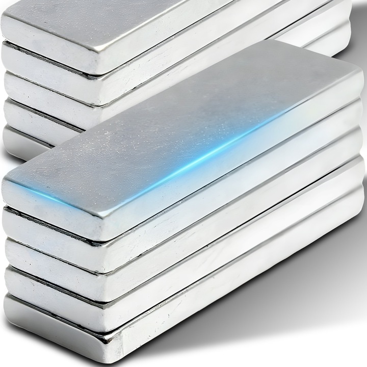 Set de 10 bloc magnet din neodim 10mm x 5mm x 2mm
