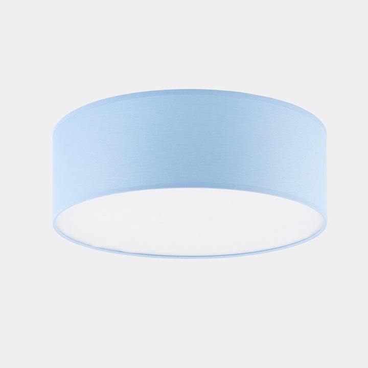 Plafoniera, TK-LIGHTING, Rondo, Metal/Plastic, 4 Pl, Albastru