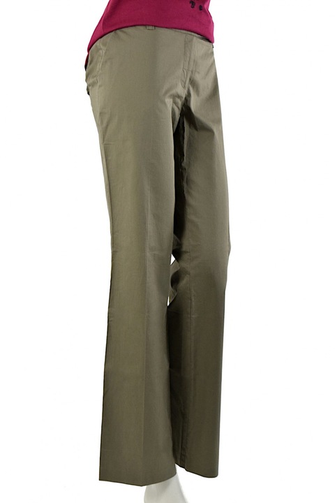 Pantaloni dama, s.Oliver, Bumbac, Marime 38, Kaki